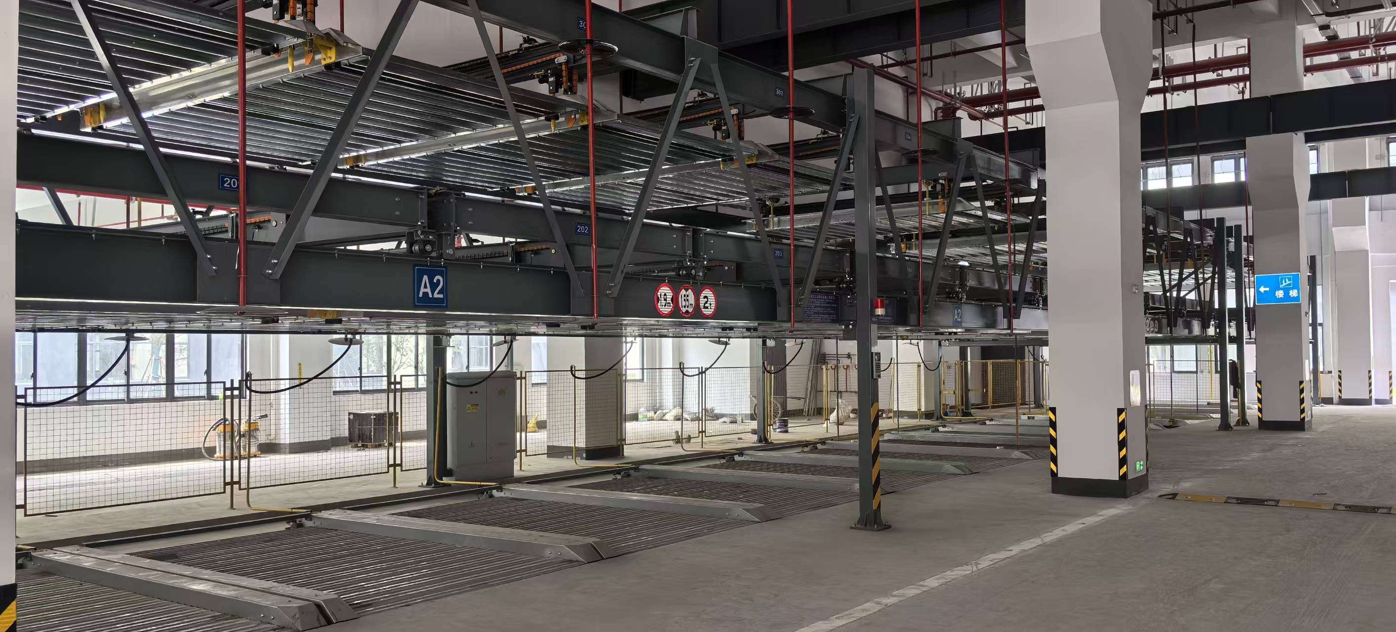 lift and sliding parking system